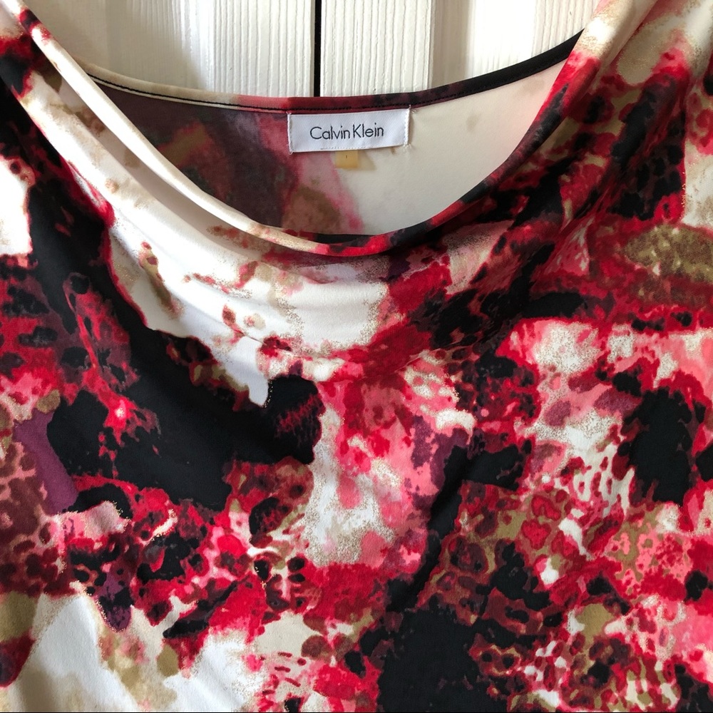 Calvin Klein 3/4 sleeve blouse Size Large - Picture 3 of 3